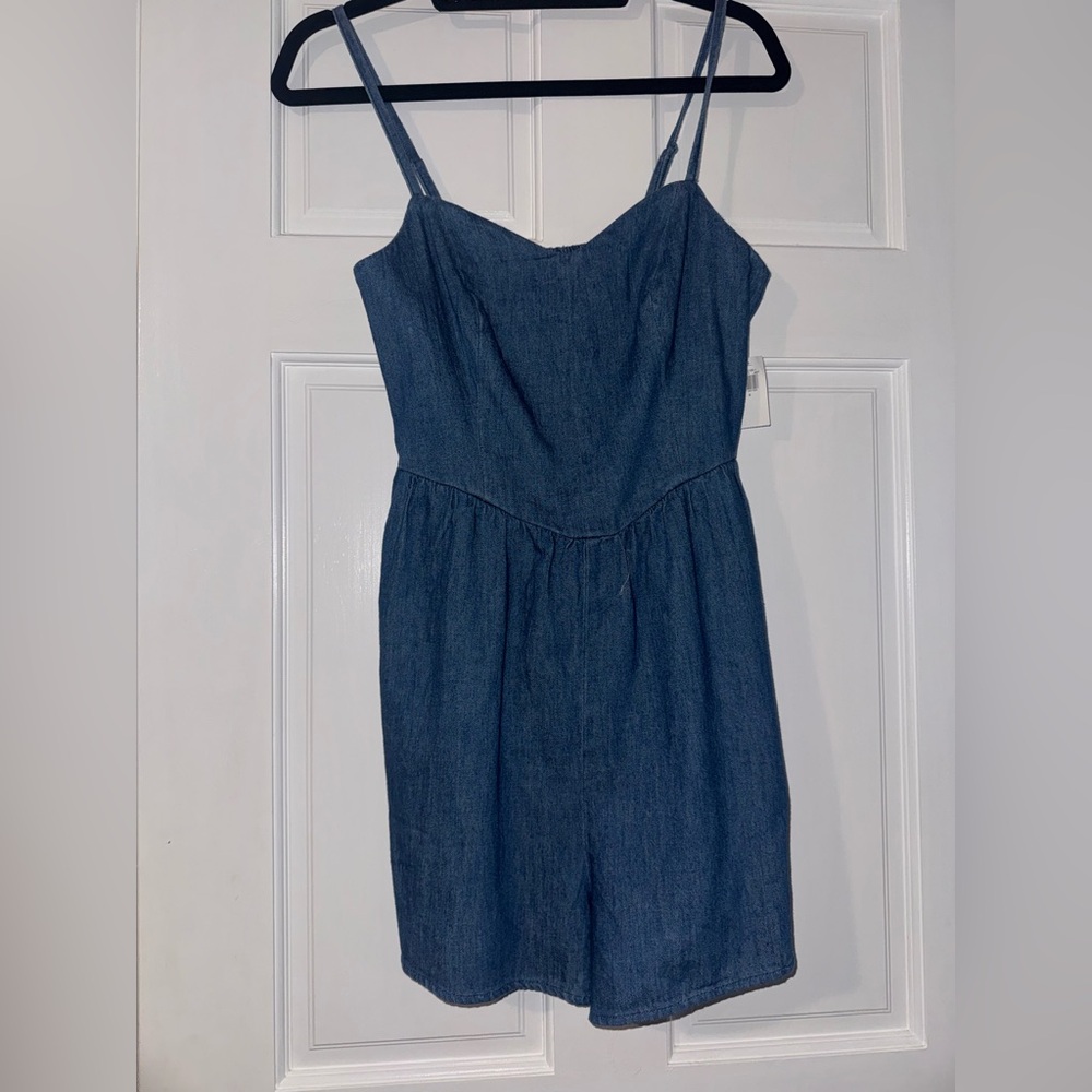 Old Navy Classic Blue Denim Romper